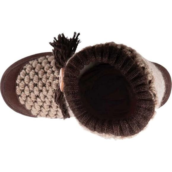 NWT Acorn Women's Acorn Jam Tassel Boot Size Medium pebble acrylic/wool, M - Picture 4 of 5